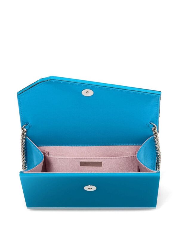 23928101_54091989_1000.jpg Jimmy Choo Candy logo-print clutch bag