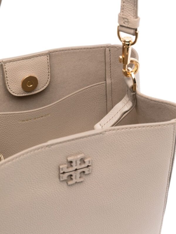 Tory Burch McGraw logo-embossed leather tote bag