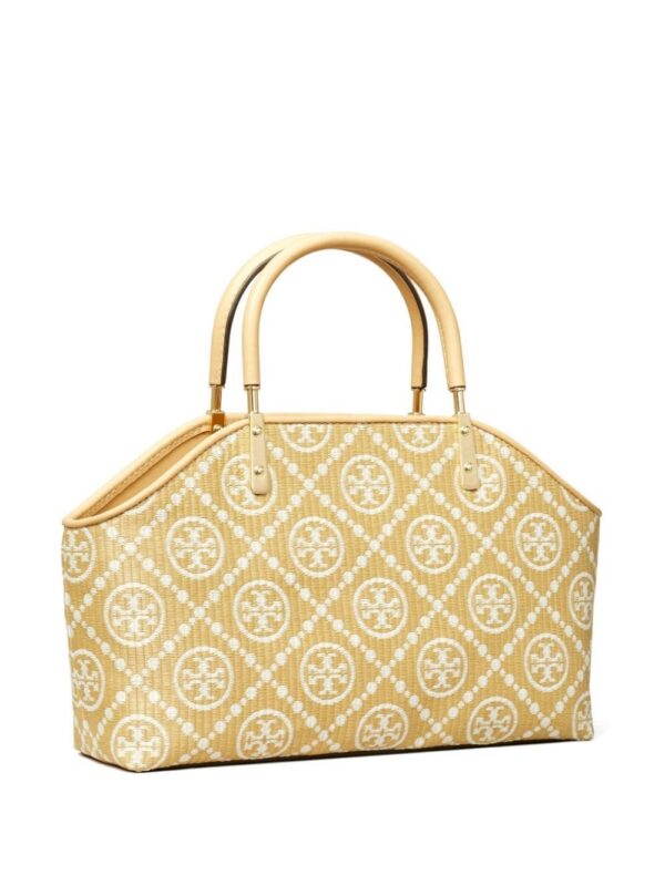 23928746_53948241_1000.jpg Tory Burch small monogram-jacquard raffia tote bag