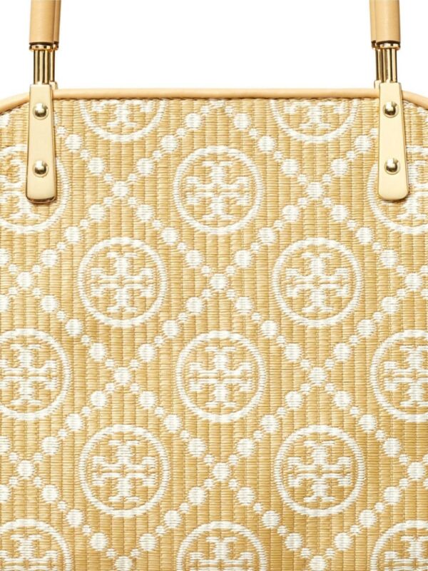 23928746_53948242_1000.jpg Tory Burch small monogram-jacquard raffia tote bag