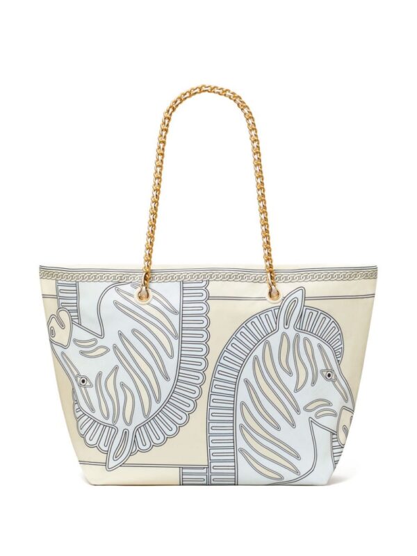 Tory Burch Ella zebra-print tote bag