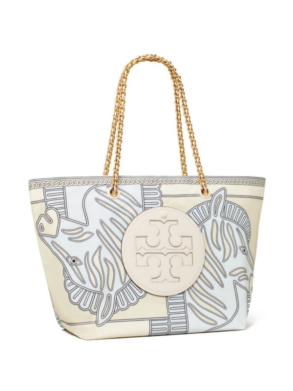 Tory Burch Ella zebra-print tote bag
