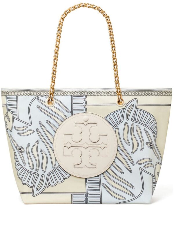 Tory Burch Ella zebra-print tote bag