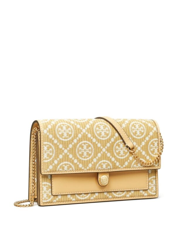 23929555_53947564_1000.jpg Tory Burch T Monogram raffia chain wallet