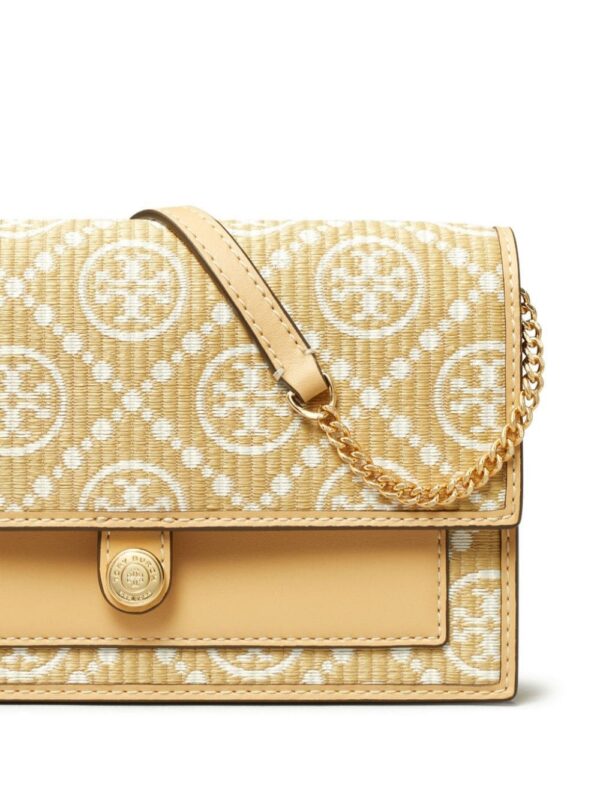 23929555_53947565_1000.jpg Tory Burch T Monogram raffia chain wallet