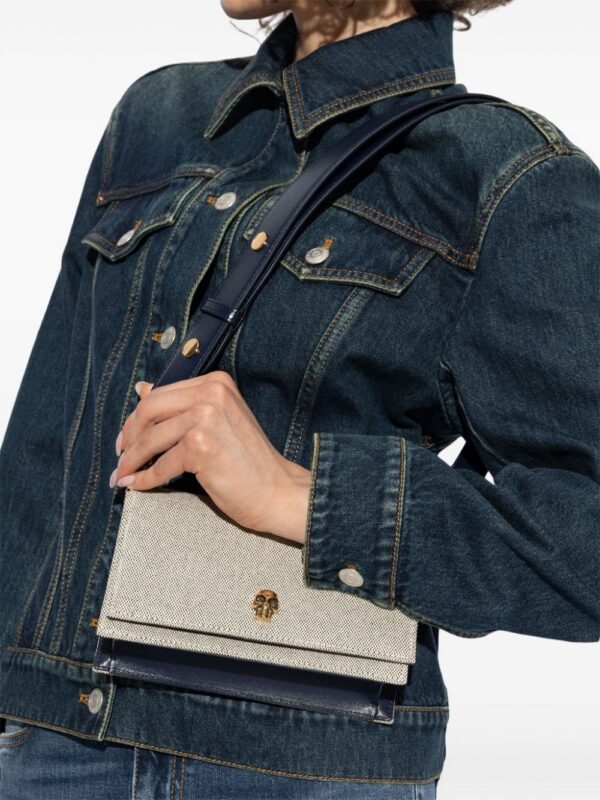 Alexander McQueen Skull cotton shoulder bag