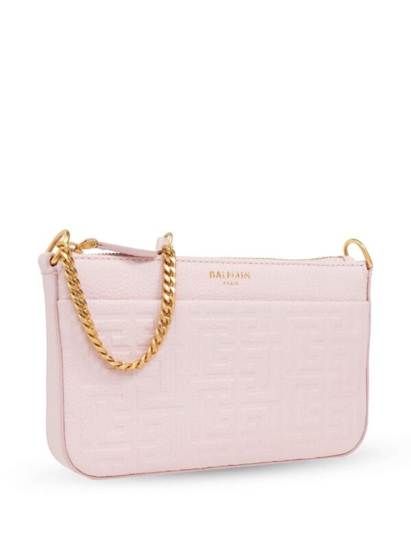 23968536_54028458_1000.jpg Balmain logo-embossed clutch