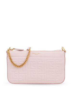 23968536_54028459_1000.jpg Balmain logo-embossed clutch