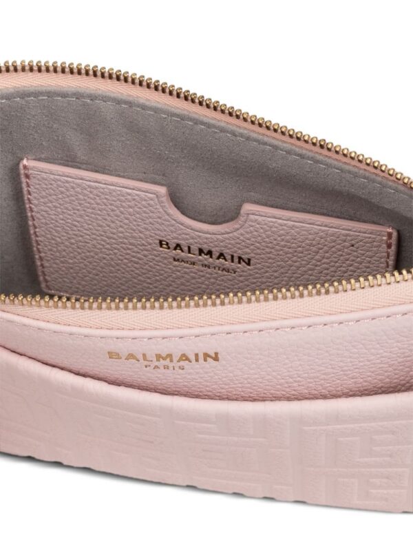23968536_54028461_1000.jpg Balmain logo-embossed clutch