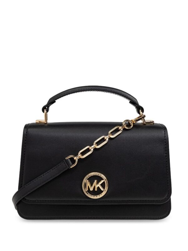 23988676_54092545_1000.jpg Michael Michael Kors logo-plaque leather tote bag