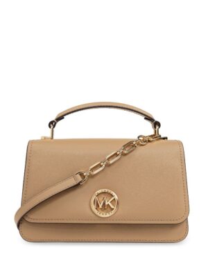23988721_54092683_1000.jpg Michael Michael Kors logo-plaque leather tote bag