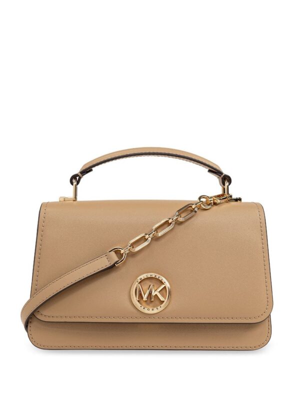 23988721_54092683_1000.jpg Michael Michael Kors logo-plaque leather tote bag