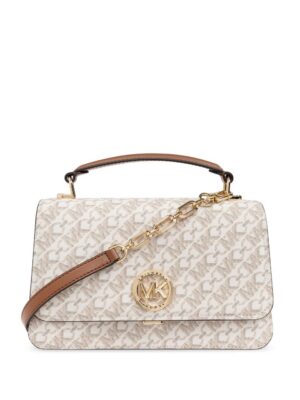 23989020_54093557_1000.jpg Michael Michael Kors monogram logo-plaque tote bag
