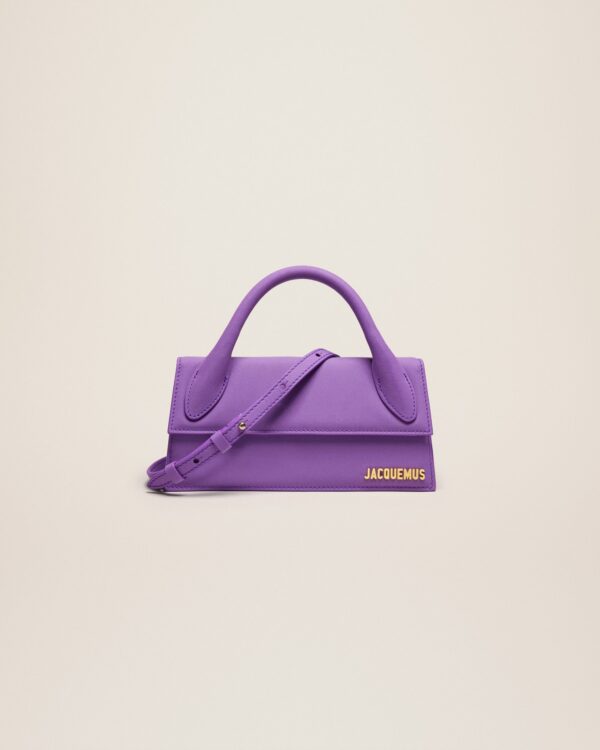 23E213BA004-3088-650_1_main.jpg Jacquemus Le Chiquito long Long signature handbag. Purple