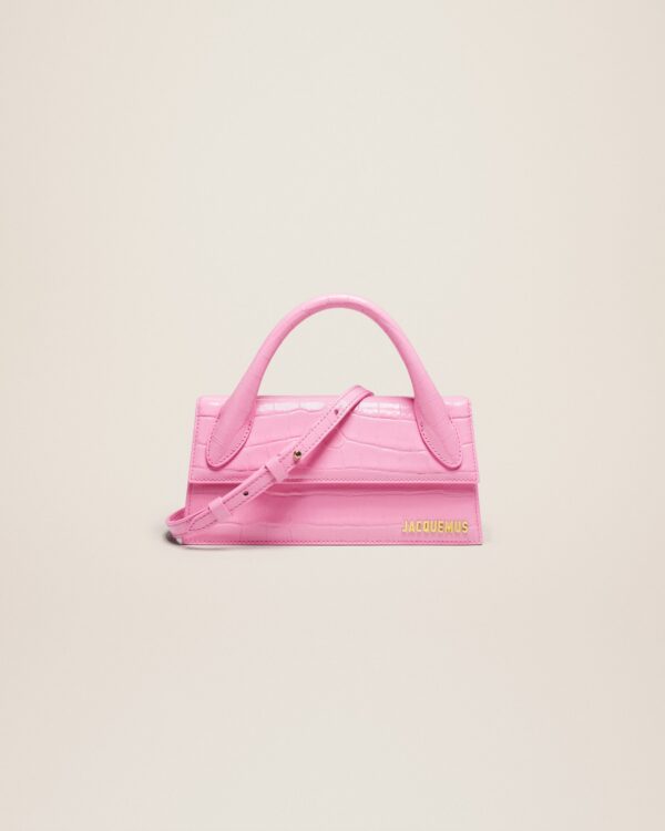 23E213BA004-3101-435_1_main.jpg Jacquemus Le Chiquito long Long leather handbag.