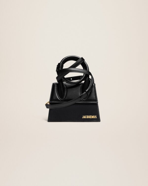 23E213BA005-3000-990_13.jpg Jacquemus Le Chiquito Noeud Coiled leather handbag.