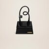 23E213BA005-3000-990_2.jpg Jacquemus Le Chiquito Noeud Coiled leather handbag.