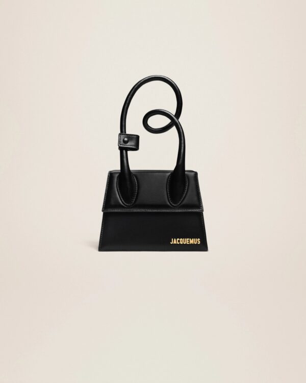 23E213BA005-3000-990_2.jpg Jacquemus Le Chiquito Noeud Coiled leather handbag.