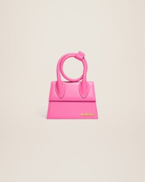 23E213BA005-3060-430_1_main.jpg Jacquemus Le Chiquito Noeud Coiled handbag.