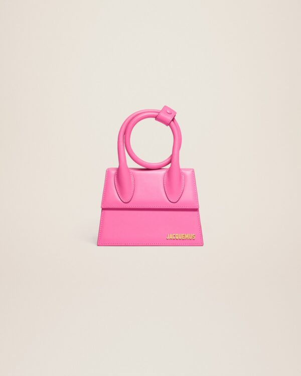 23E213BA005-3060-430_1_main.jpg Jacquemus Le Chiquito Noeud Coiled handbag.