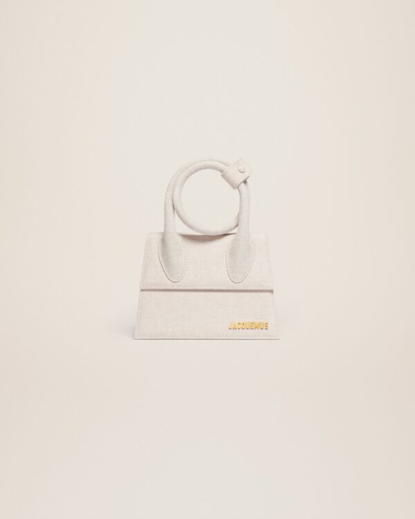 23E213BA005-3071-140_1_main.jpg Jacquemus Le Chiquito Noeud Coiled handbag.