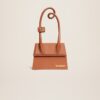 23E213BA005-3072-810_1_main.jpg Jacquemus Le Chiquito Noeud Coiled handbag.