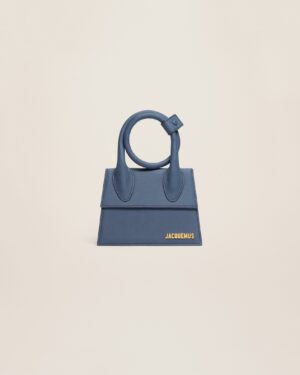 23E213BA005-3088-390_1_main.jpg Jacquemus Le Chiquito Noeud Coiled handbag.