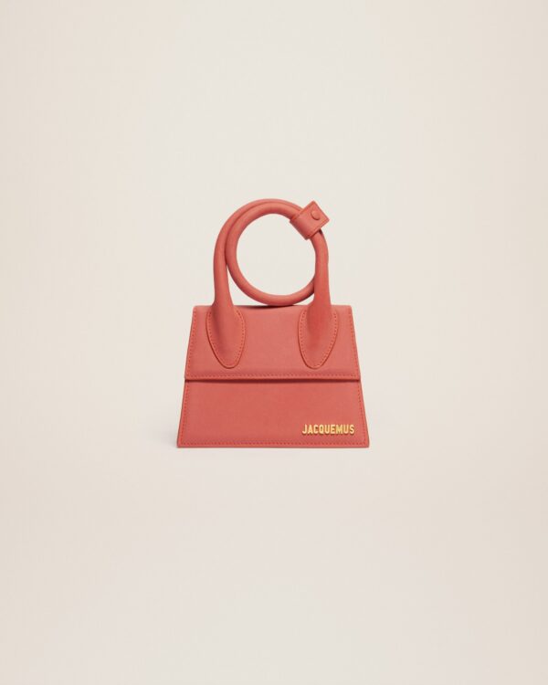 23E213BA005-3088-480_1_main.jpg Jacquemus Le Chiquito Noeud Coiled handbag.