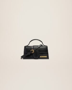 23E213BA006-3000-990_1_main.jpg Jacquemus Le Bambino Small handbag with adjustable crossbody strap bag