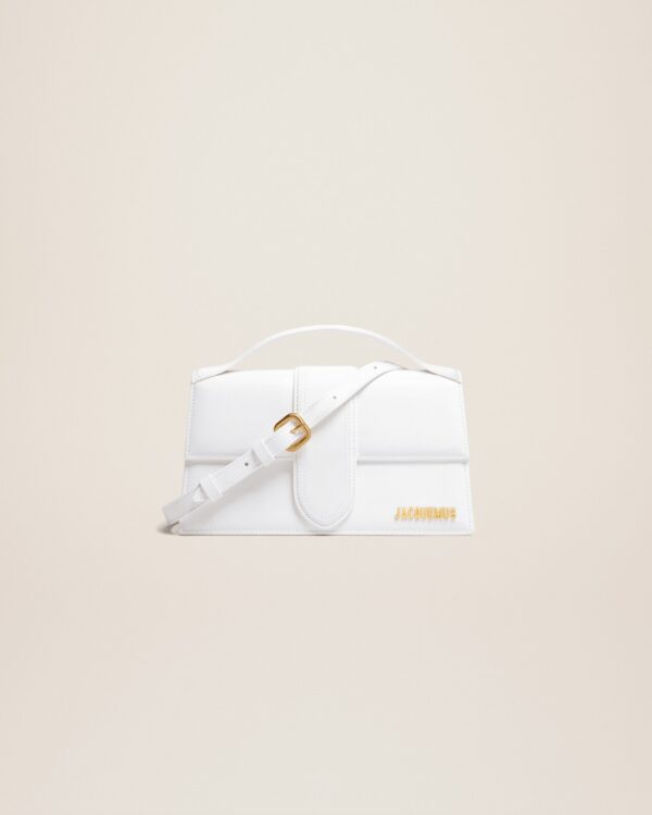Jacquemus Le grand Bambino  Handbag with adjustable crossbody strap.