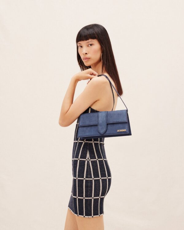 Jacquemus Le Bambino long  Long flap bag.