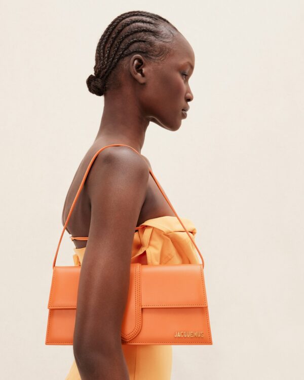 Jacquemus Le Bambino long  Long flap bag.