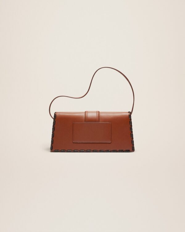 Jacquemus Le Bambino long lacet  Long laced flap bag.