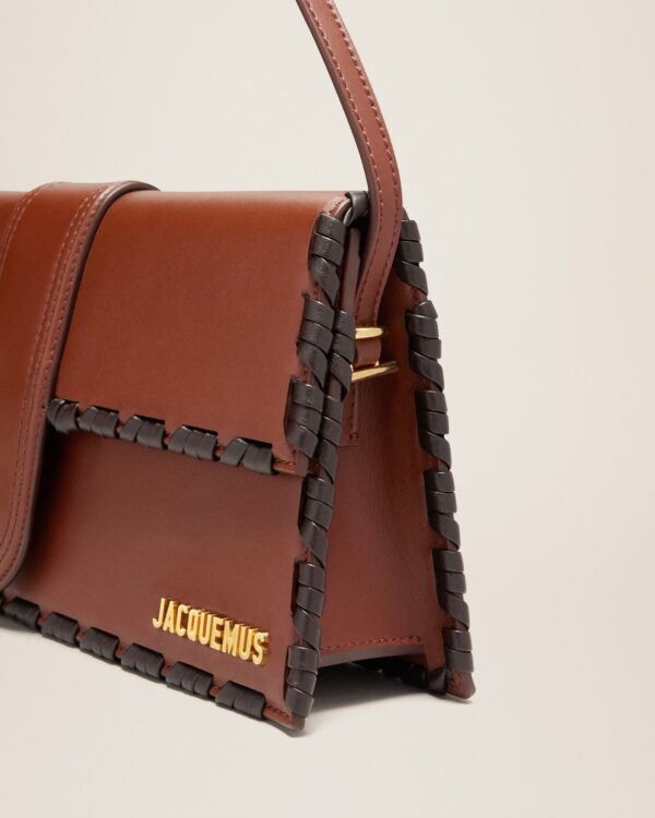 Jacquemus Le Bambino long lacet  Long laced flap bag.