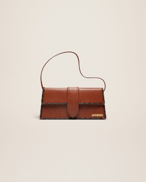 Jacquemus Le Bambino long lacet  Long laced flap bag.