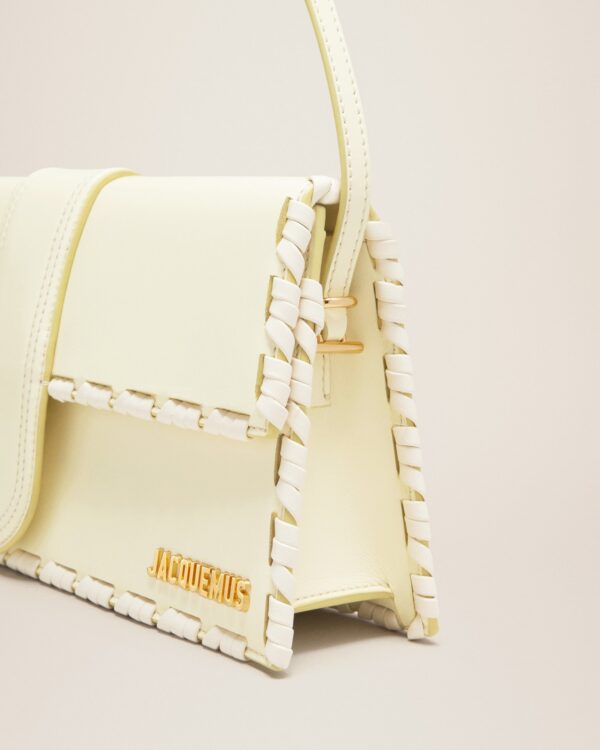 Jacquemus Le Bambino long lacet  Long laced flap bag.