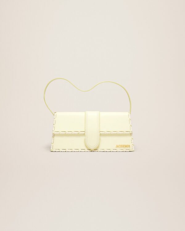 Jacquemus Le Bambino long lacet  Long laced flap bag.