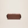 23E231BA051-3108-850_12.jpg Jacquemus Le Bambino long Ficiu Strand strap flap bag.
