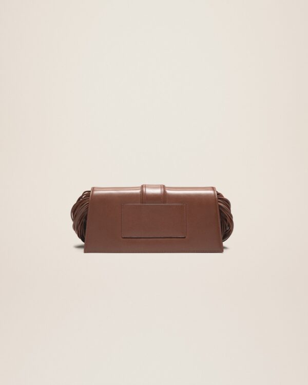 23E231BA051-3108-850_12.jpg Jacquemus Le Bambino long Ficiu Strand strap flap bag.