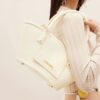 Jacquemus Le petit panier Soli cuir  Mini leather beach basket bag