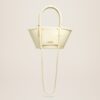 Jacquemus Le petit panier Soli cuir  Mini leather beach basket bag