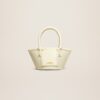 Jacquemus Le petit panier Soli cuir  Mini leather beach basket bag