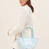 Jacquemus Le petit panier Soli cuir  Mini leather beach basket bag.