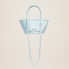 Jacquemus Le petit panier Soli cuir  Mini leather beach basket bag.