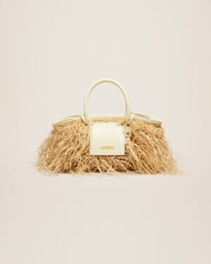 23E231BA054-3108-210_1_main.jpg Jacquemus Le panier Soli Raphia Raphia beach basket bag.