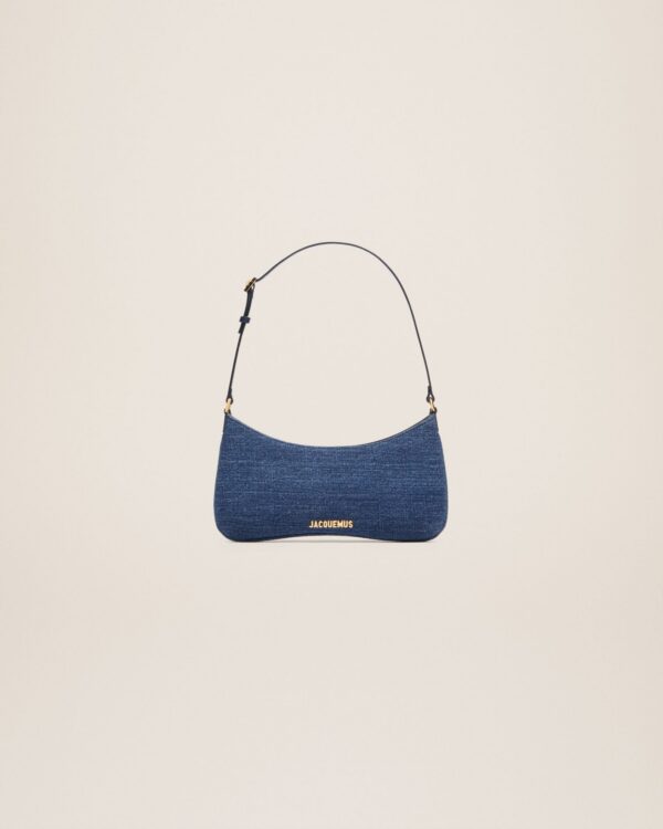 23E231BA065-1389-330_10.jpg Jacquemus Le Bisou Denim Denim shoulder bag.