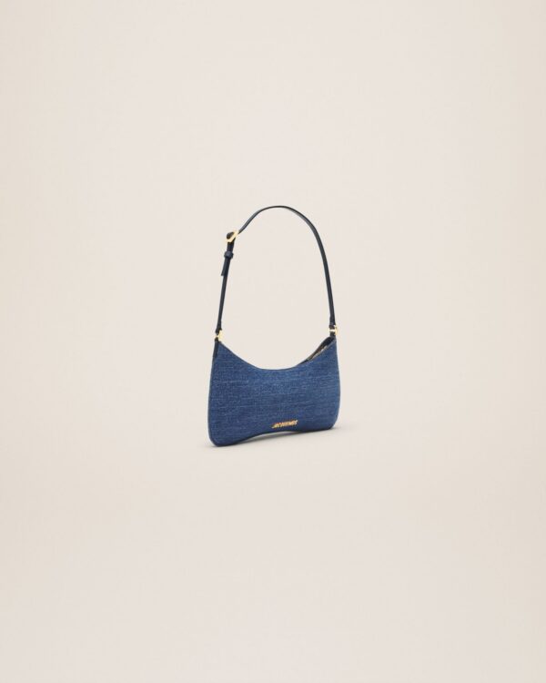 23E231BA065-1389-330_11.jpg Jacquemus Le Bisou Denim Denim shoulder bag.
