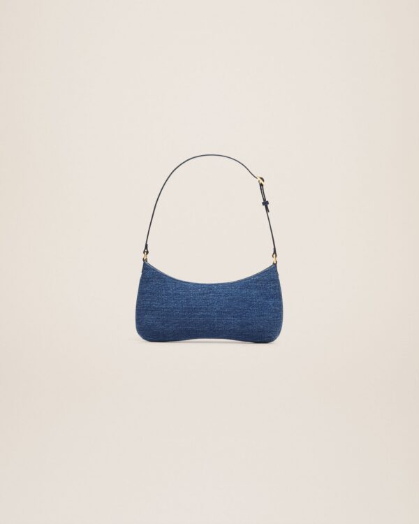 23E231BA065-1389-330_12.jpg Jacquemus Le Bisou Denim Denim shoulder bag.
