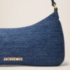 23E231BA065-1389-330_13.jpg Jacquemus Le Bisou Denim Denim shoulder bag.