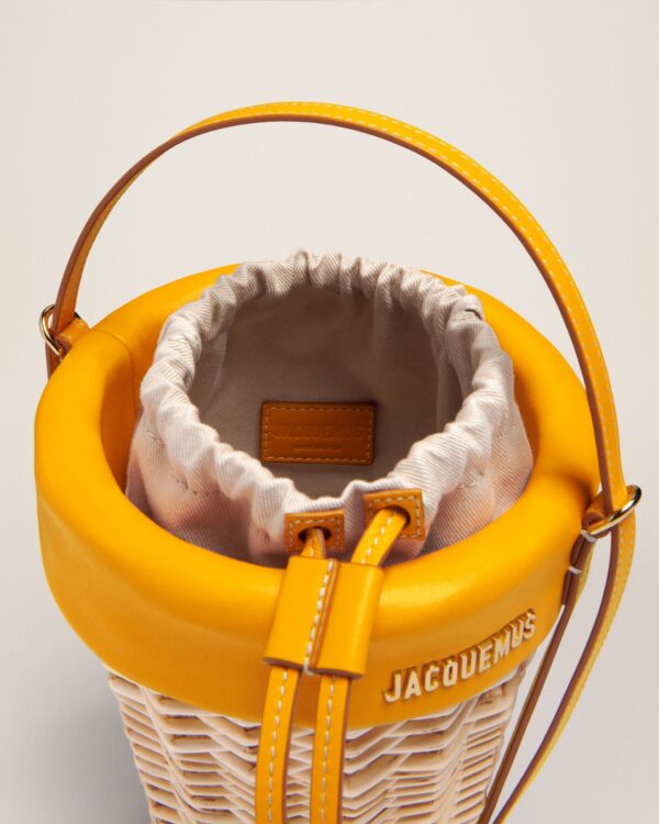 23E231BA078-3111-290_14.jpg Jacquemus Le panier Seau Wicker bucket basket.